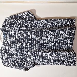Eileen Fisher Silk Blouse Relaxed Fit Small